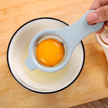 2020 Naujausias 13*6CM Plastikinių Kiaušinių Separatorius Balta Trynys Sijojimo Namų Virtuvės Šefas Valgomasis, maisto Gaminimo Įtaisą Namų Virtuvės Kiaušiniai Įrankiai