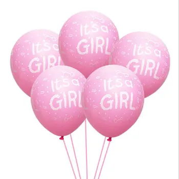 Angel baby shower folija karūna balionai Berniukų, Mergaičių 1-ojo gimtadienio Naujagimiai, Vaikai Šalis dekoro globos lyčių atskleisti balionas