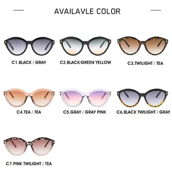 Klasikinis retro cat eye akiniai nuo saulės moterims plastiko seksualus mados Prekės ženklo dizaineris Moterų Gradientas saulės akiniai UV400 Oculos Feminino