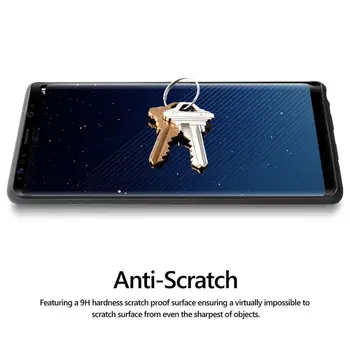 6D Grūdintas Galss Samsung Galaxy S9 Stiklo Samsung S8 S9 Plus Pastaba 8 S9 A5 2017 9 Pastaba stiklo Screen Protector, Pilnas draudimas