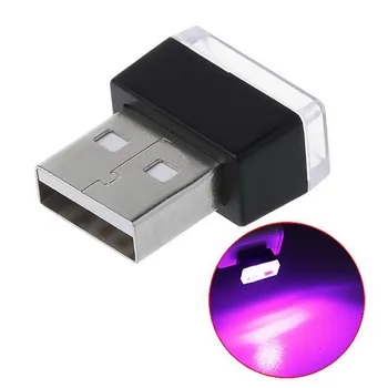 Mini USB Šviesos Portable LED Automobilio Salono Atmosfera, Šviesos Belaidžio Papuošti Spalvinga USB Aplinkos Šviesos Automobilių Reikmenys