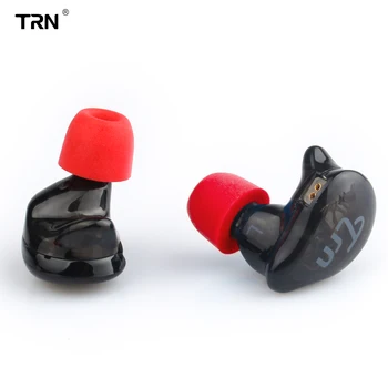 TRN 3Pairs (6pcs) Ausinės atminties medvilnės earmuffs Lėtinis rikošetas ausų PU sponge Atminties sponge ausinės Eartips V90 V20 V30