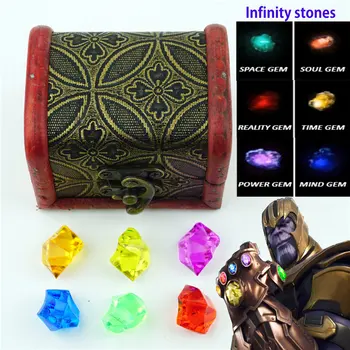 Infinity Pirštinė Thanos Infinity akmenų Rinkinys Visi 6 vnt. Perlas Akrilo pakabukai Cosplay Rekvizitas, Papuošalai, Aksesuarai, Žaislas Naujas