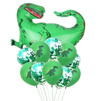 Dinozaurų Šalis Tiekia Mažai Dino Gimtadienio Apdailos Šalies Balionais Reklama Tortas Topper Dekoro Baby Shower Berniukas Dino Papuošalai