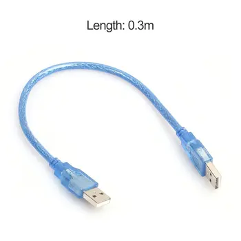 30cm USB 2.0 Extension Cable Male vyrams, USB prailginimo Laidas Anti-trukdžių Vario Core USB Trumpas Kabelis