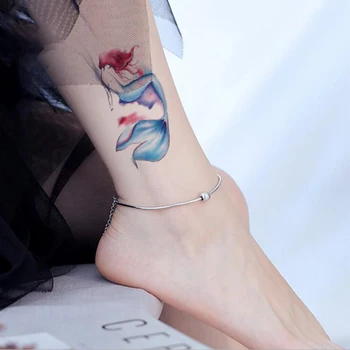 10x6cm laikinas mažas mados tatuiruotė baleto mergina vandeniui laikina tatuiruotė lipdukas