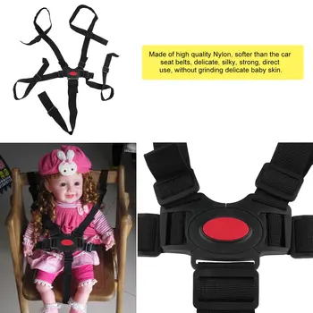 Universalus Baby 5 Taškų Saugos Diržas Saugus Diržas Diržai, Skirtą Vežimėlį, Aukšta Kėdutė, Vežimėlis Buggy Vaikų Vaikas Vežimėlis