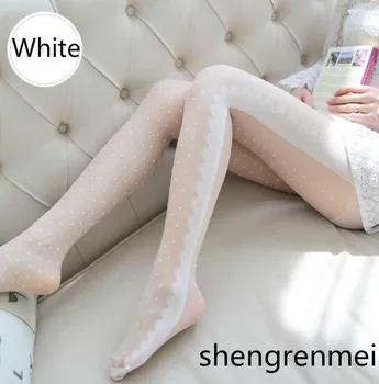 Shengrenmei 2019 Seksuali Moteris Skaidrios Pėdkelnės Mielas Kojinės Vasaros Plona Balta Juoda Pusėje Nėrinių Modelio Gyvulių Dropshipping