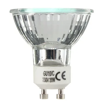 GU10 20W 35W 50W Halogeninė Lemputė Didelis Šviesus 2800K Aukšto Efektyvumo skaidraus Stiklo Žibintai Šiltai Balta Namuose Lempos, elektros Lemputės-kintamoji srovė 220-240V