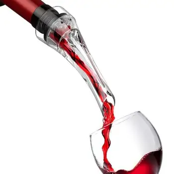 1pcs Raudonojo Vyno Butelį, Mini Kelionės Aeratorius Raudonojo Vyno, Viskio Aeratorius Decanter Svarbu Nustatyti, Greitai Gazavimo Mediniai Stiklo