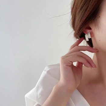 2020 Mados Cirkonis Opal Stud Auskarai Moterims Korėjos Stiliaus Lanko Paprasta Earings Subtilūs Papuošalai Mažosioms Earings Didmeninė Bijoux
