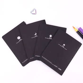 Naujas Sketchbook Dienoraštis Piešimo, Tapybos, Grafiti, Minkštas Viršelis Juodos spalvos Popieriaus Nupiešti Knygos Nešiojamojo kompiuterio 