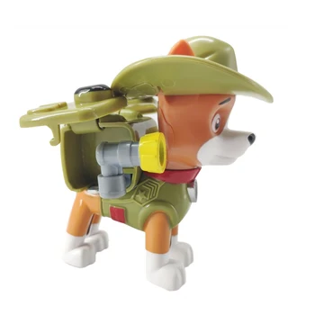Paw Patrulių Tracker Deformacijos Everest patrulha canina patrulla canina PVC Lėlės Žaislas Veiksmų Pobūdį Modelis Vaikams, Dovana, Žaislai