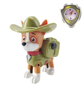 Paw Patrulių Tracker Deformacijos Everest patrulha canina patrulla canina PVC Lėlės Žaislas Veiksmų Pobūdį Modelis Vaikams, Dovana, Žaislai