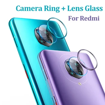 Kameros Apsauginis Žiedas+ Grūdintas Stiklas Xiaomi Redmi Pastaba 9S 9 Pro Max Kamera Raštas Padengti Redmi Pastaba 9S 9 S Atveju