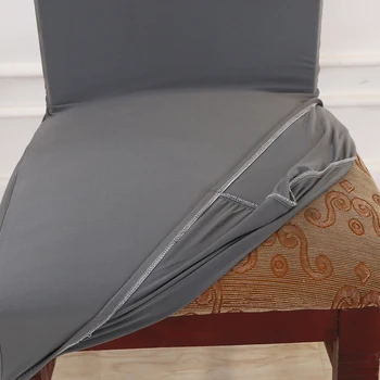 Juoda Spandex elastinga vestuvių Kėdės Apima Anti-purvinas housse de karieta office viešbutis kėdė padengti sėdynės