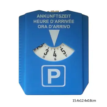 Automobilių Stovėjimo Diskas Laikmatis Laikrodis Atvykimo Laiką, Ekranas Mėlynos Spalvos Plastiko Stovėjimo Laikas Nešiojamieji Įrankiai Automobilių Stovėjimo Laikmatis Laikrodis