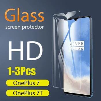 1-3 Vnt. Visą Grūdintas Stiklas OnePlus 7 Screen Protector 2.5 D 9h grūdintas stiklas Vienas Plius 7T 6.55