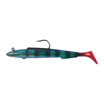 Naujas atvykimo 15cm/30g ungurys minkštas masalas žvejybos masalas T-tail shad bass fishing ir culter avantiūra
