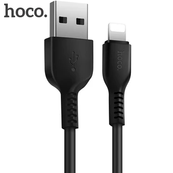 HOCO USB Kabelis iPhone XS MAX 2A USB Žaibo Greito Įkrovimo Kabelis Duomenų Kabelis iPhone 7 8 plius 