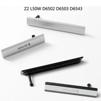 Dulkių Plug Atveju Sony xperia z3 kompaktiškas Mini M55W D5803 D5833 Z2 Z1 Galiniai SIM Kortelės, Micro SD USB Įkrovimo lizdas Lizdas Bloko Dangtis