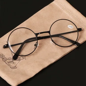 Apvalūs akiniai skaitymui tinka vidutinio amžiaus ir pagyvenusių žmonių. Pora stiklų, gali atsispirti nuovargis. Ir vyrai, ir moterys