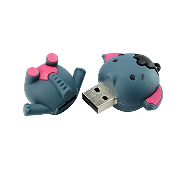 Naujas Pen Drive USB 2.0 Flash Drive, Mėlyna Dramblys Pendrive 64GB USB Flash Drive, Memory Stick Diskas 8GB 16GB 32GB Išorės Saugojimo