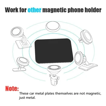 Telefono Laikiklis Metalo Plokštės Pakeitimo Rinkinius Su 3M Adhensive Magnetinio Mobilųjį Telefoną mašinoje Mount Turėtojas Priedai