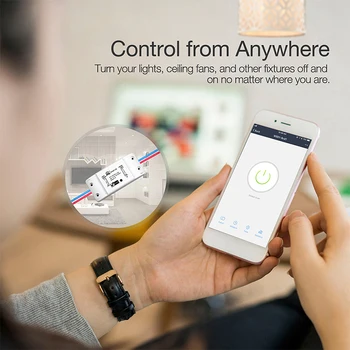Wifi Smart Šviesos App Jungiklis Universalus Jungiklis, Nuotolinio Valdymo pultu Smart home tuya Programėlė balsas kontrolės laikmačio jungiklis