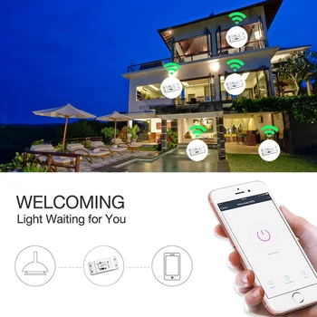 Wifi Smart Šviesos App Jungiklis Universalus Jungiklis, Nuotolinio Valdymo pultu Smart home tuya Programėlė balsas kontrolės laikmačio jungiklis