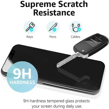 3PCS Apsauginis Stiklas ant iPhone 11 12 Mini Pro Max screen protector, Grūdintas stiklas iPhone 6 S 7 8 Plus X XR XS Max Stiklo