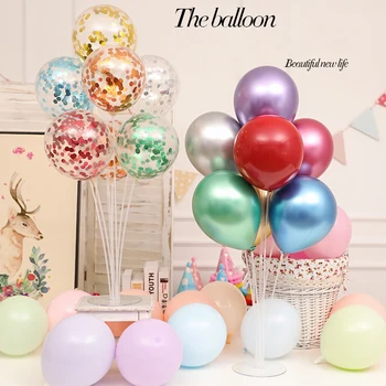 7 vamzdis balionas stovi gimtadienio balionai arch klijuoti laikiklį vestuvių dekoro balionu globos gimtadienio dekoracijas vaikų Žaislas ballon