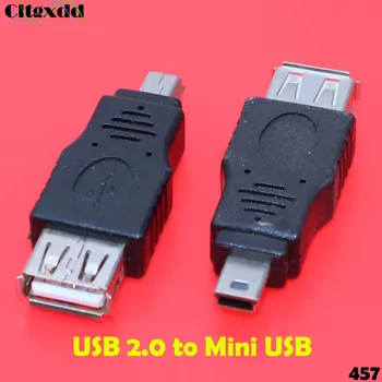 Cltgxdd 1Pcs OTG 5pin F/M, Mini USB, Micro USB 2.0 Adapteris Keitiklis USB Vyrų ir Moterų Micro USB Adapter Car MP3 Telefonai Conve