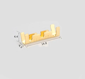 50pcs/100vnt 453 U-formos terminalo tab šalto įdėklai jungtys šalto terminalo mažų dantų fasciją terminalo,0.3-1.5mm2
