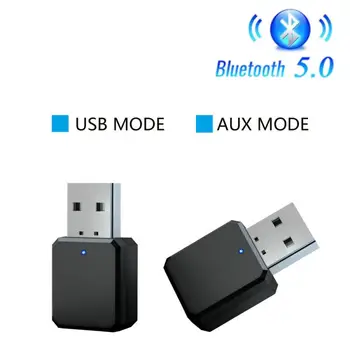 2 In 1 Belaidis USB Bluetooth Adapteris 5.0 Imtuvas Siųstuvas 3.5 mm AUX TV KOMPIUTERIO, Ausinės, Namų garso sistemos Automobilio HIFI Audio TXTB1