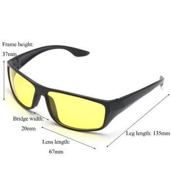 Nauji naktinio matymo akiniai vyriški akiniai nuo saulės mados poliarizuota naktinio matymo vairavimo patobulintas šviesos akiniai