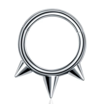 1PC /daug Įvairių Dizaino Nosies Žiedą, Nerūdijančio Plieno Pertvaros Auskarų vėrimo Oreja Seksualus Helix Auskarų Auskarai Tragus Žiedas Kūno Papuošalai