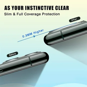 9H Atgal Objektyvo Apsauginis Stiklas iPhone 12 Mini Pro 11 Max Pilnas draudimas Kamera Screen Protector, iPhone 12 Nakties Ratas Stiklo