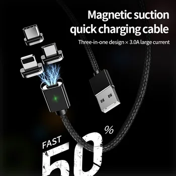 Olaf Magnetinio Kabelį nuo žaibo/Micro-USB/C Tipo Kroviklio Adapteris Kištukas Iphone Magnetas Greito Įkrovimo Mobiliojo Telefono Kabeliai
