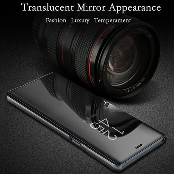 Luxury Smart Veidrodis, Flip Case for Samsung A10 A20 E A30 A51 A71 A50 A70 Atveju dėl Galaxy 10 20e 51 30 40 50 70 S Padengti Coque