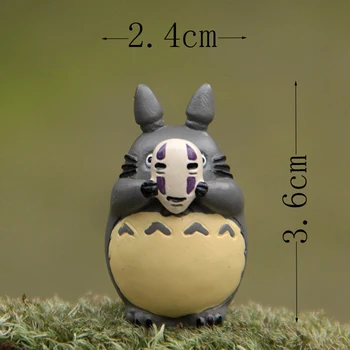 Studio Ghibli Hayao Miyazaki Mano Kaimynas Totoro Cosplay Ne Veido Vyrai Duomenys Žaislai Totoro PVC Veiksmų Skaičius, Surinkimo Modelis Žaislas