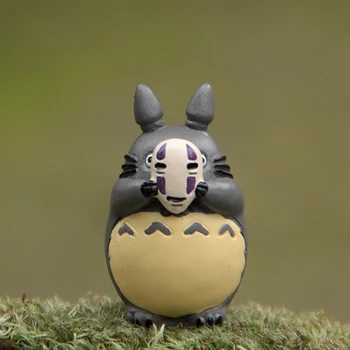 Studio Ghibli Hayao Miyazaki Mano Kaimynas Totoro Cosplay Ne Veido Vyrai Duomenys Žaislai Totoro PVC Veiksmų Skaičius, Surinkimo Modelis Žaislas