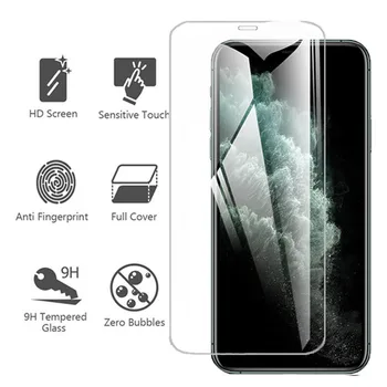 9H Stiklo iPhone 12 Mini 11 Pro XR XS Max X Screen Protector, iPhone 12 7 6 6s 8 Plius 12pro 11 Grūdintas Stiklas Accesorios