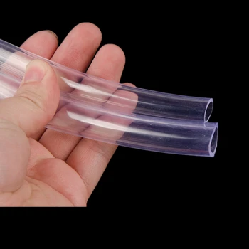 1M 5 MTransparent PVC Plastiko Vandentiekio Žarnos, Vandens Siurblio, Vamzdžio 2-20mm Vidinis Skersmuo Antifrizo Alyvos Žarna