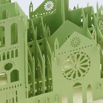 3D Pop-Up Gimtadienio Kortelės 3D Miniatiūrų Kvietimą Korteles Pasaulio Pramogų Verslo Kortelės Berniukas Dovanų Sveikinimo atviruką, Turizmo Atvirukas