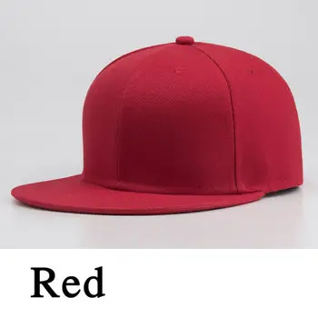 Unisex Vyrai Moterys Beisbolo Kepuraitę Golfo Kamuolys Hip-Hop Skrybėlę Kelių Spalvų Reguliuojamas Snapback Sporto Skrybėlę Juoda Balta Raudona