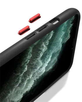 Šilumos Išsklaidymo Kvėpuojantis Aušinimo Telefono dėklas Skirtas iPhone 11 12 Pro Max Mini XS XR X 8 7 Plius SE2 Plonas Minkštas Silikoninis Galinio Dangtelio