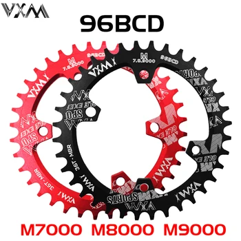VXM Turas 96BCD, neįtikėtinai stiprios MTB Kalnų BCD 96 dviratį dviračiu 32T 34T 36T 38T crankset Dantų plokštelės Dalys M7000 M8000 M9000