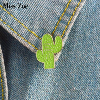 Meksikos kaktusas emalio pin Dūrio augalų ženklelis sagės piktogramos Atvartas pin Denim Džinsai marškinėliai maišelį Juokinga, papuošalai, Dovana draugams