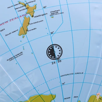 1pcs 30cm Pripučiami Pasaulyje, Pasaulio Žemės Vandenynų Žemėlapyje Kamuolys Geografijos Mokymosi Švietimo Paplūdimio Kamuolys Mokyklos priedai